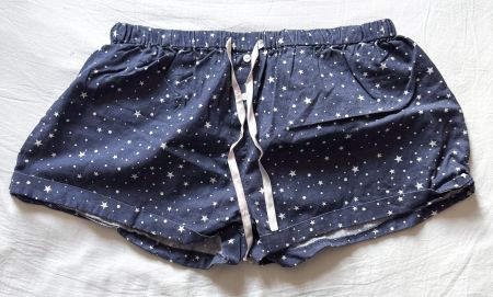 Pyama Shorts Sternenhimmel Damen 100% Baumwolle
