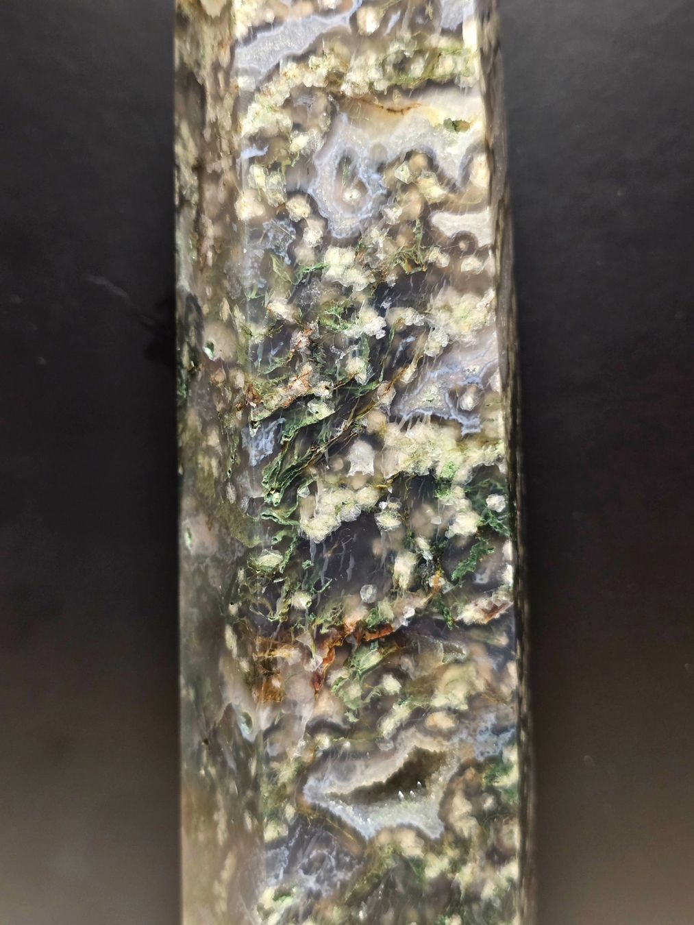 Minerali & Pietre curative: Moosachat Obelisk 755g – Nuovo e nell'imballaggio originale da Matzingen venduto da Shay_Crystalz 1