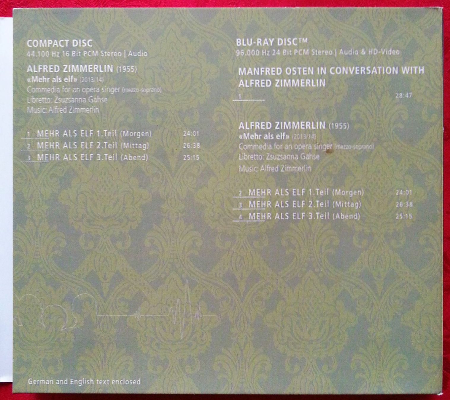 CDs: CD + Blu Ray  Leila Pfister - First Performance III, 2014 – Gebraucht aus Oberriet SG von Manick 5