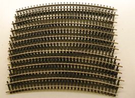 Roco H0 42824 Bogen R472, 30° Profil 2,5mm, 12 Stk.