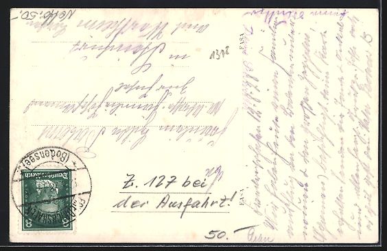 Foto & Poster: Friedrichshafen a. B., Luftschiff Z. 127 – Usato da Berlin venduto da bartko-reher 1