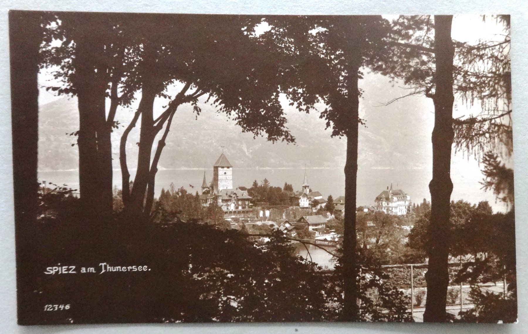 Cartoline postali: Spiez am Thunersee – Usato da Fétigny venduto da Billy2miny