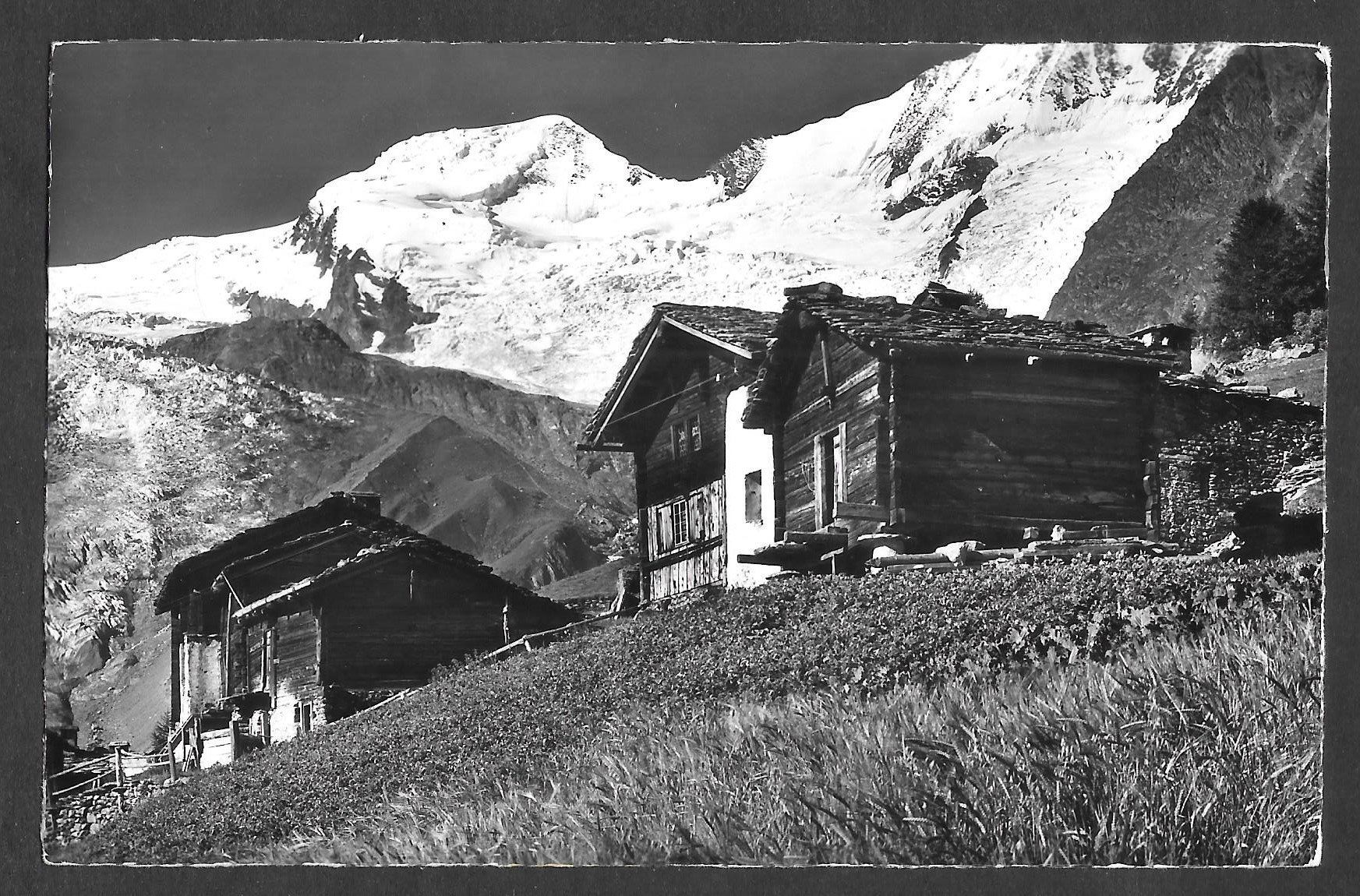 Cartoline postali: Hohenegge ob Saas Fee Alphubel – Usato da Olten venduto da clotaldi