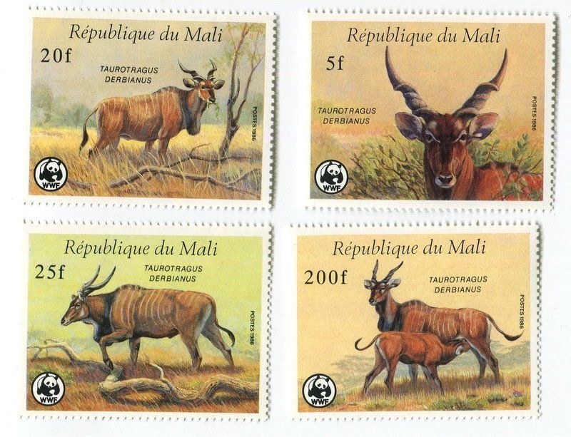 Alle Briefmarken: Briefmarken "Riesen-Elenantilope". Mali. – Neu und originalverpackt aus Basel von Butsch5