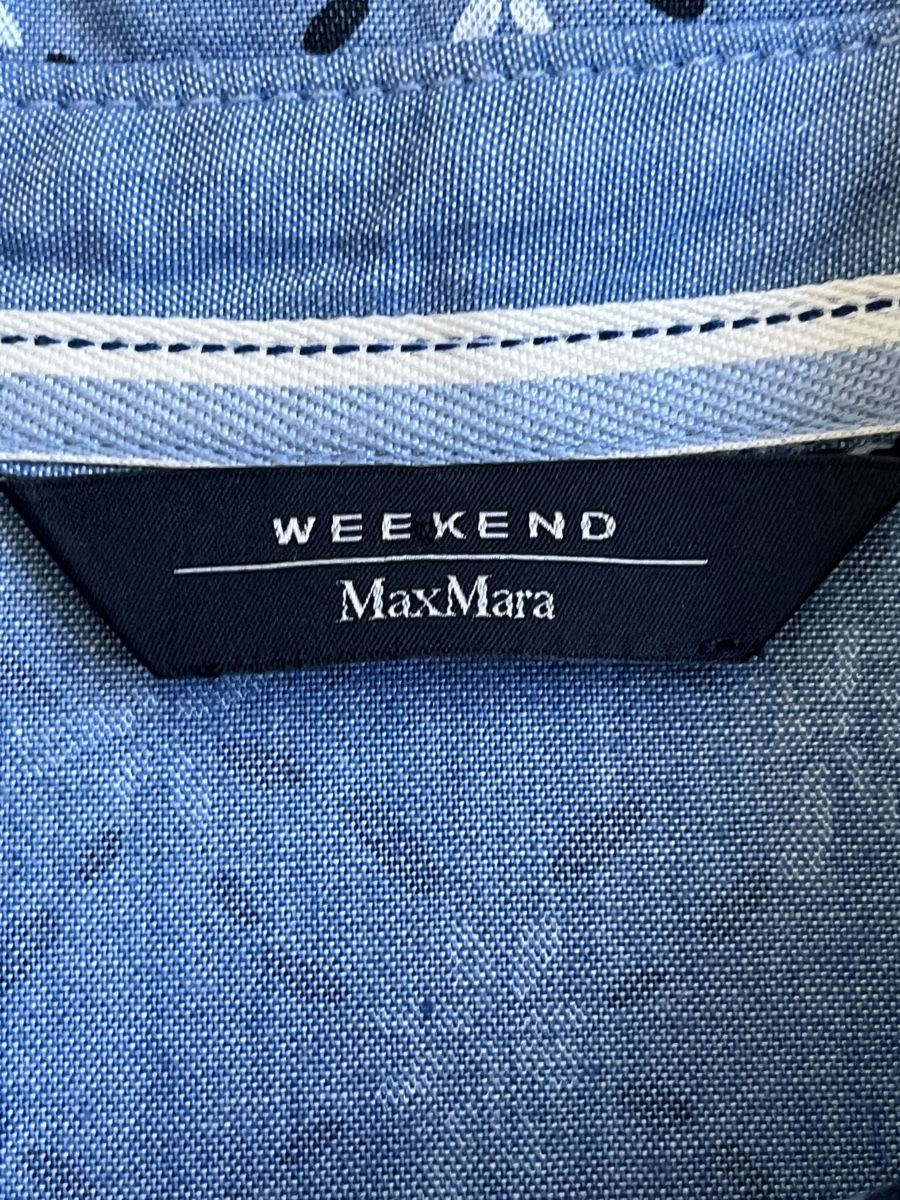 Max Mara Vestiti: Weekend MaxMara Kleid blau Blumenmuster Gr. 38 – Usato da Zürich venduto da Kleanthy 2