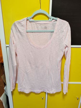 Damen Langarmshirt H&M rosa Baumwolle Grösse L neuwertig
