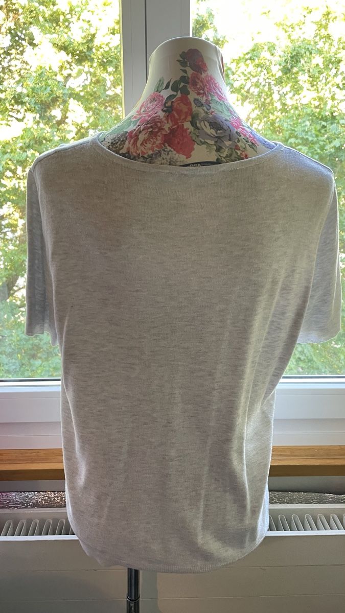 Pulls & Sweat-shirts: Charles Vögele kurzarm Damen Pullover hellgrau Grösse L – D'occasion à Schaffhausen par sun_k7nm 2