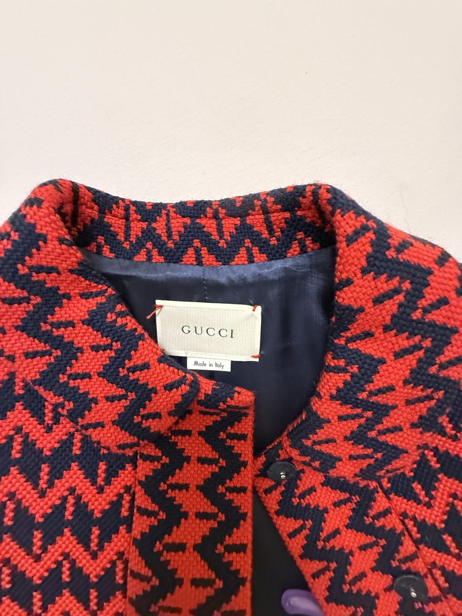 Gucci Mäntel: Gucci Wool Coat - Size 10 - Red and Navy - Fall/Winter – Neu (gemäss Beschreibung) aus Meilen von babanova 3
