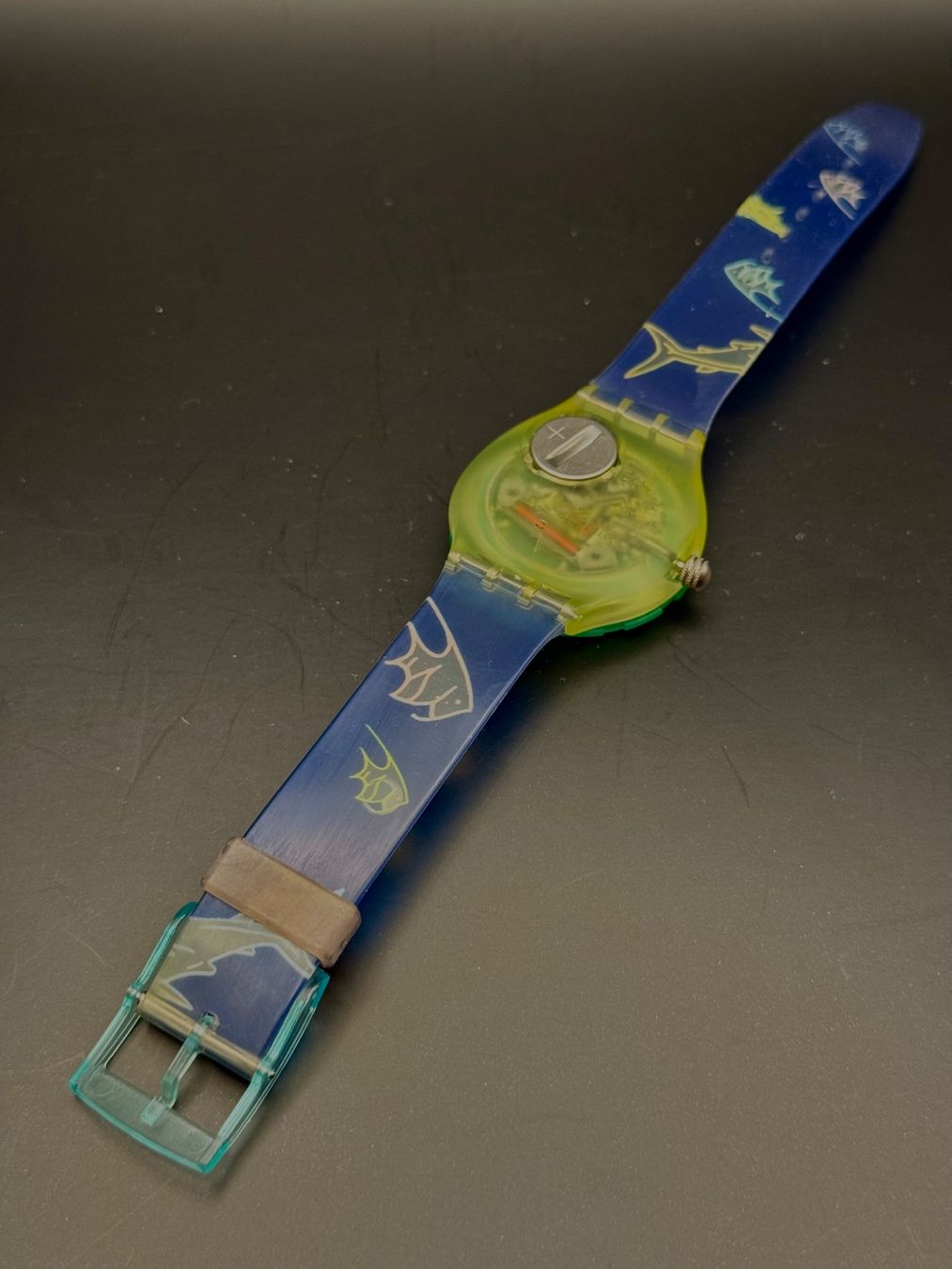 Swatch Orologi: Swatch Scuba "Happy Fish"  - Rare, version sans bobine ! – Nuovo e nell'imballaggio originale da Lonay venduto da Btieche 2
