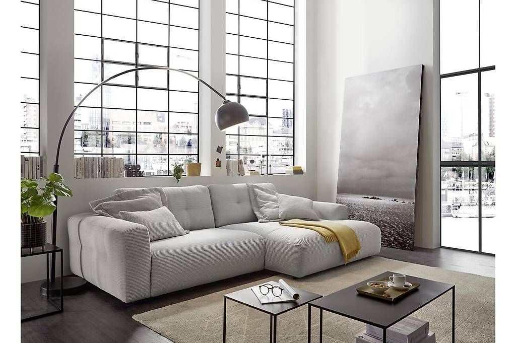 Divani: Ecksofa Nelly mit Longchair in Cord – Nuovo e nell'imballaggio originale da Bischofszell venduto da deluxe-moebel 4