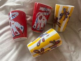 Designbecher Berendsohn – Set 4 Stück vintage design