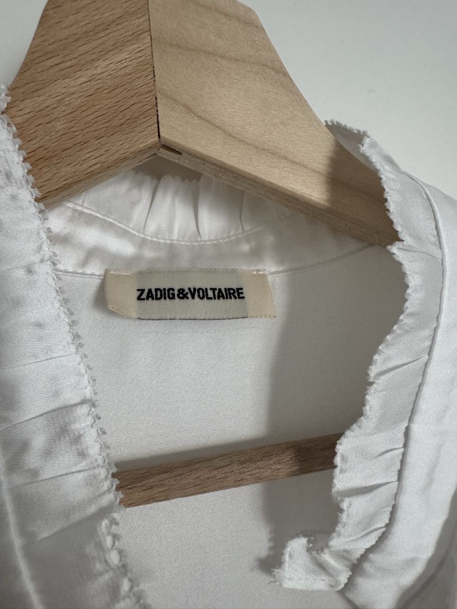 Zadig & Voltaire Camicette: Zadig & Voltaire Topher Blouse white M – Usato da Zürich venduto da Linen218 6