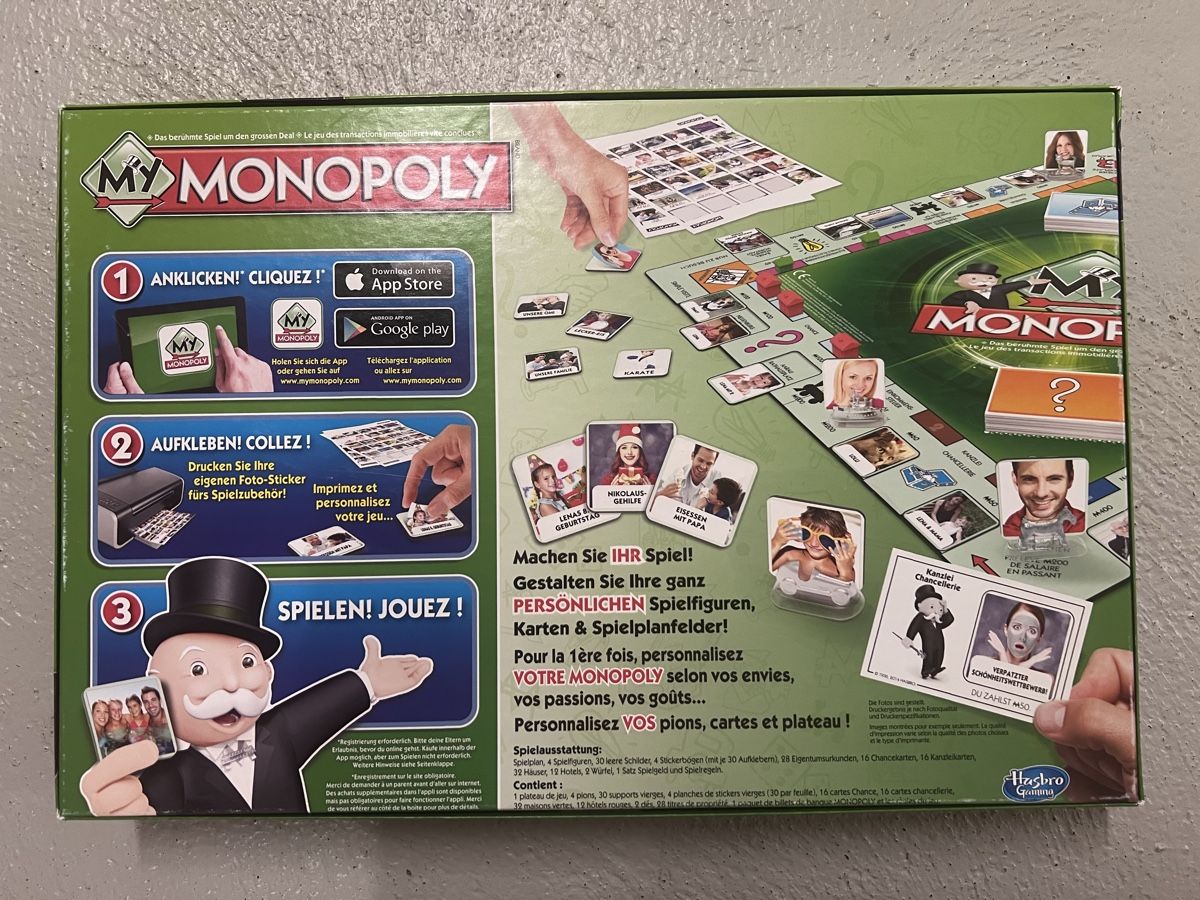 Hasbro Giochi: Jeu Monopoly My Monopoly NEUF – Nuovo e nell'imballaggio originale da Zug venduto da ama_fgg6 1