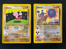 Rabauz & Kapoera Pokemon Neo Discovery DE