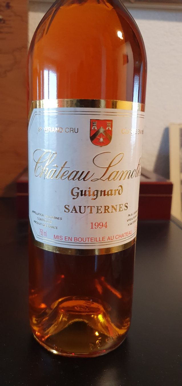 Vino: CHATEAU LAMOTHE 1994 SAUTERNES – Usato da Lenzburg venduto da Reto013