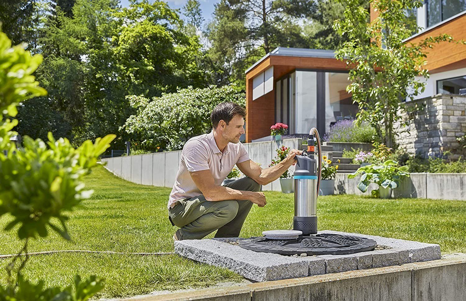 Gardena Pompe & Parti di ricambio: Gardena 6100/5 Inox automatic – Nuovo e nell'imballaggio originale da Bottighofen venduto da zaap 1