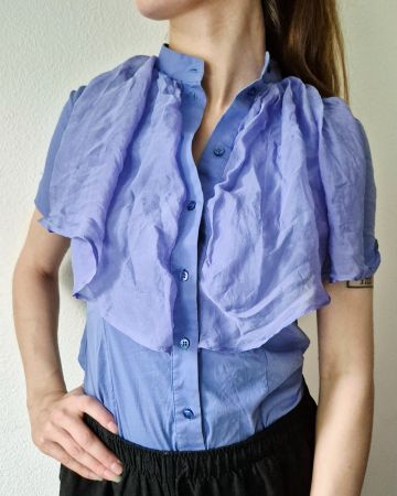 BODY ELISABETTA FRANCHI 34 XS S SEIDE SILK BLUSE TUNIKA top