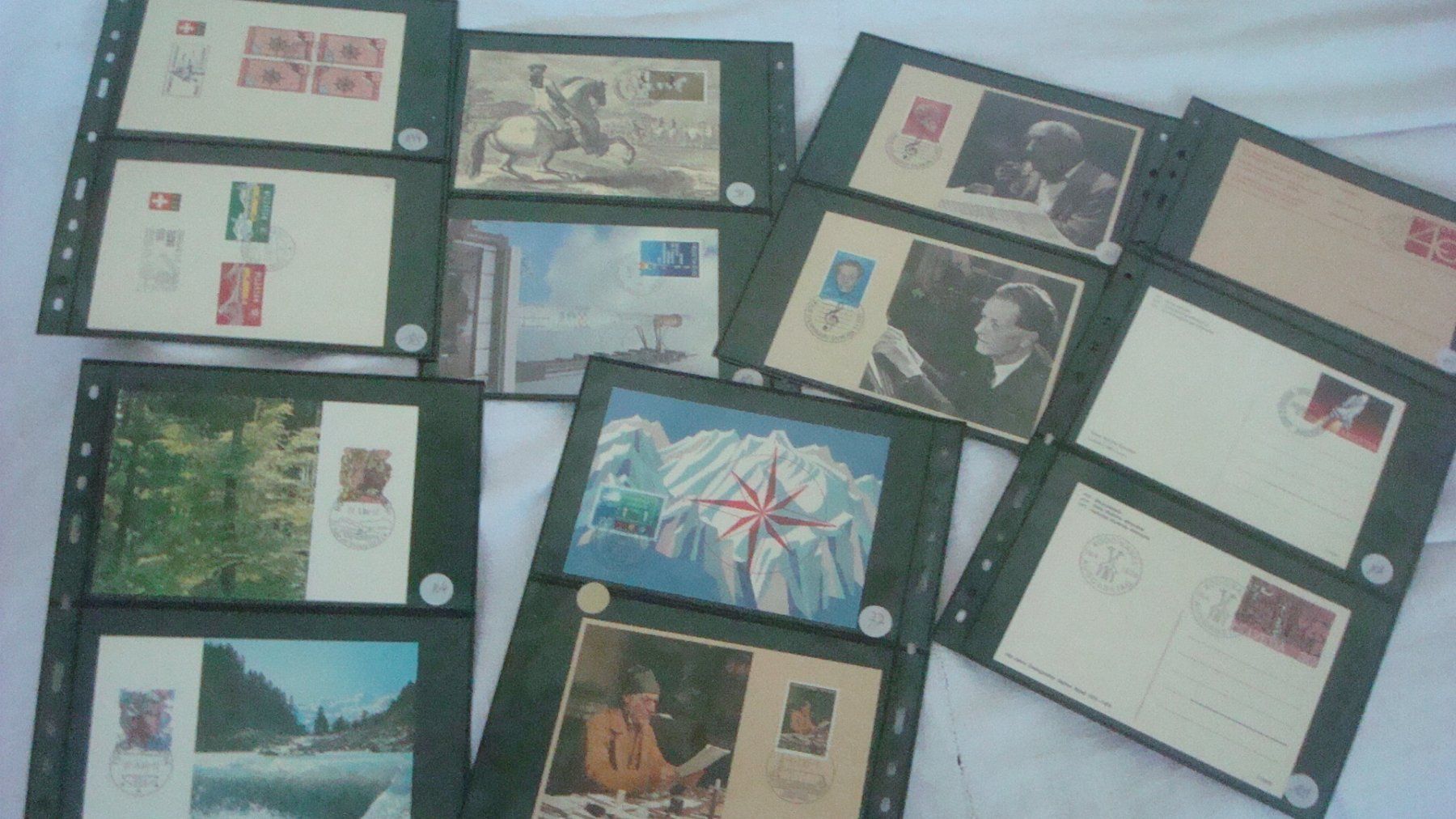 Tous les timbres: Briefmarken Schweiz auf Brief/Postkarten 23 Stück – D'occasion à Münchenstein par Pesci6