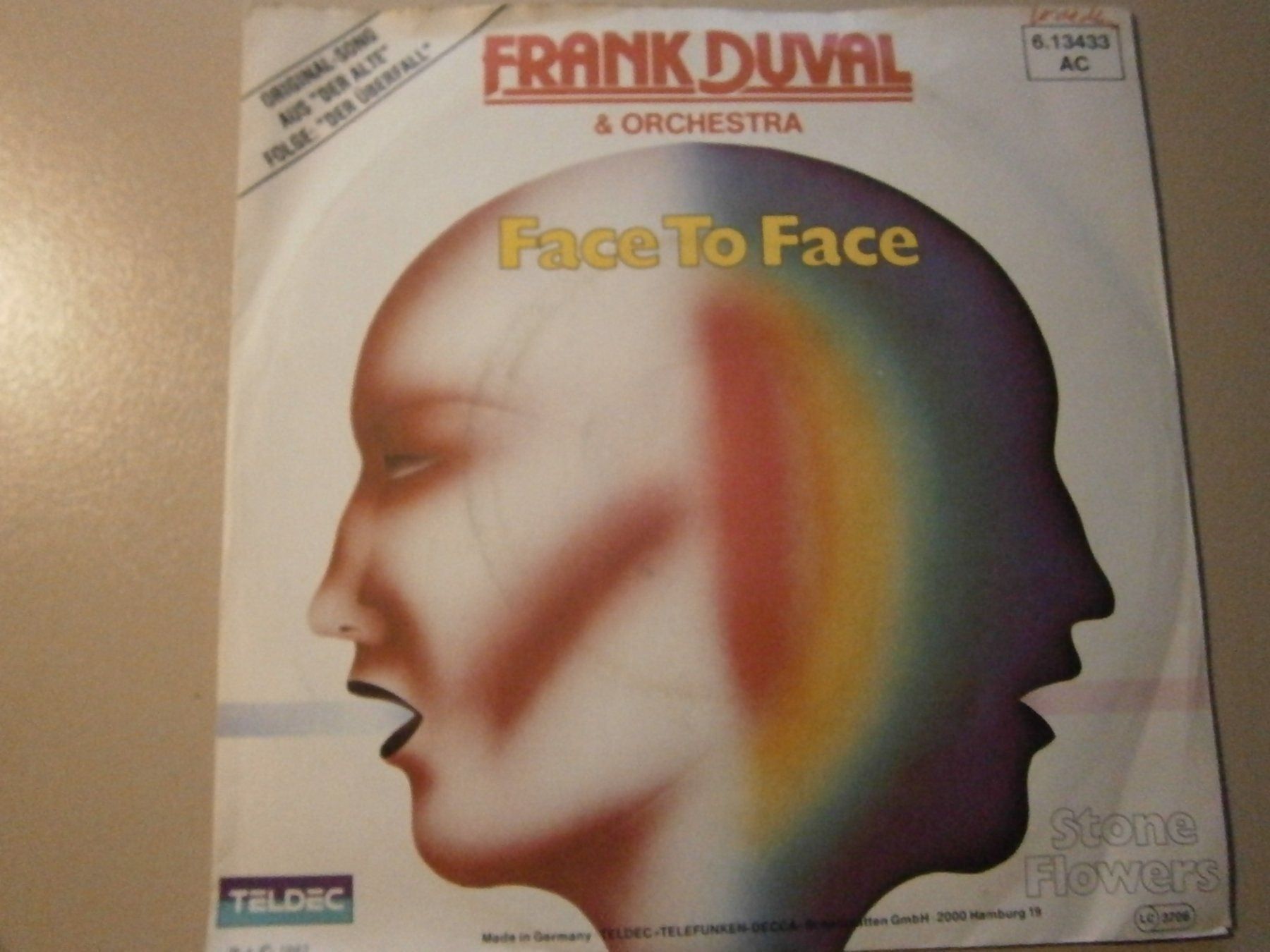Schallplatten: Vinyl-Single Frank Duval - Face To Face – Gebraucht aus Langenthal von Modo39