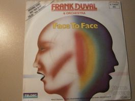 Vinyl-Single Frank Duval - Face To Face