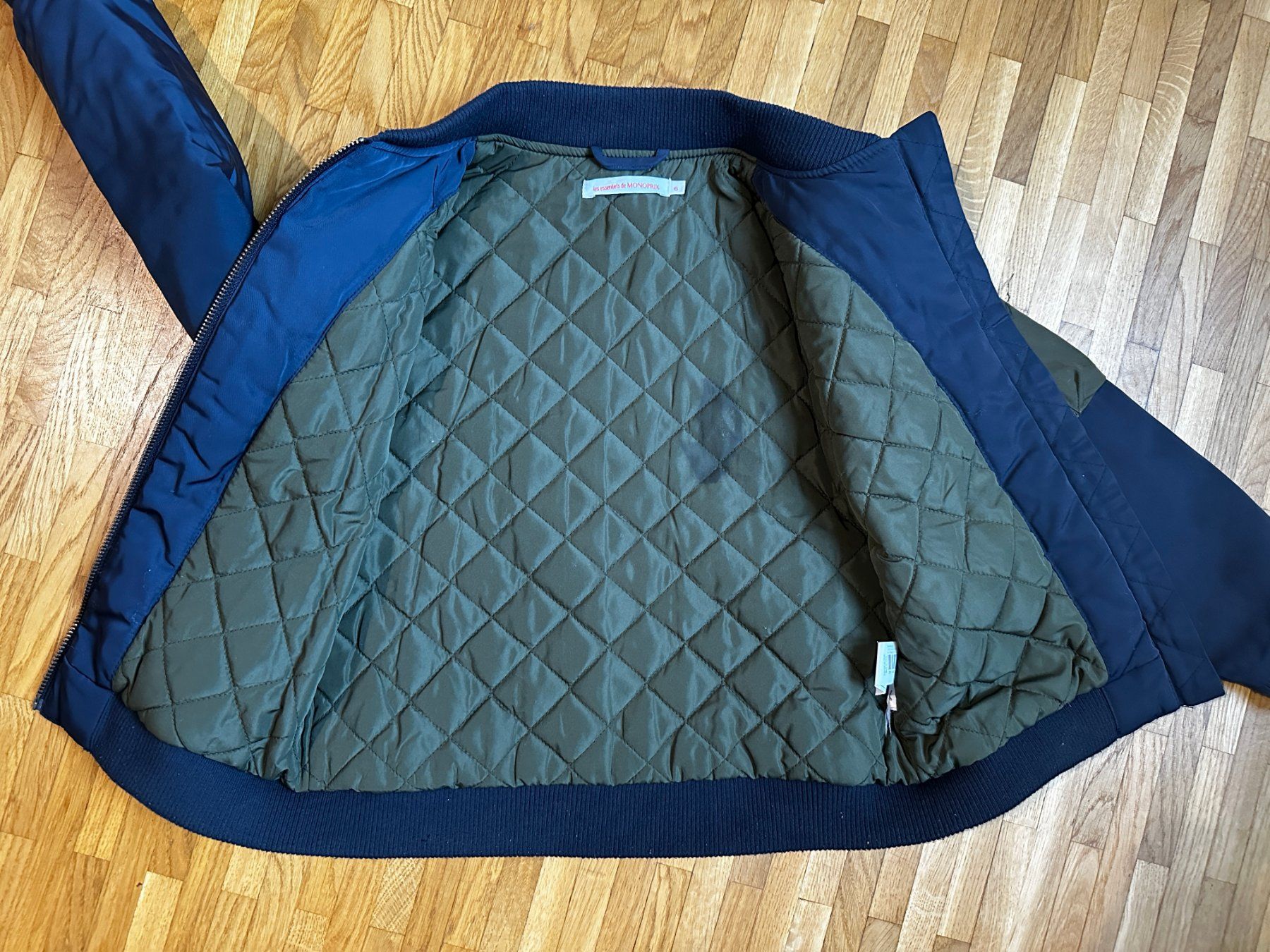 Giacche & Cappotti: Monoprix jacket/veste/bomber garçon bleu marine 6ans – Usato da Lausanne venduto da brixton 6