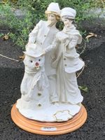 Pärchen mit Schneemann „A. Belcari“ Italy