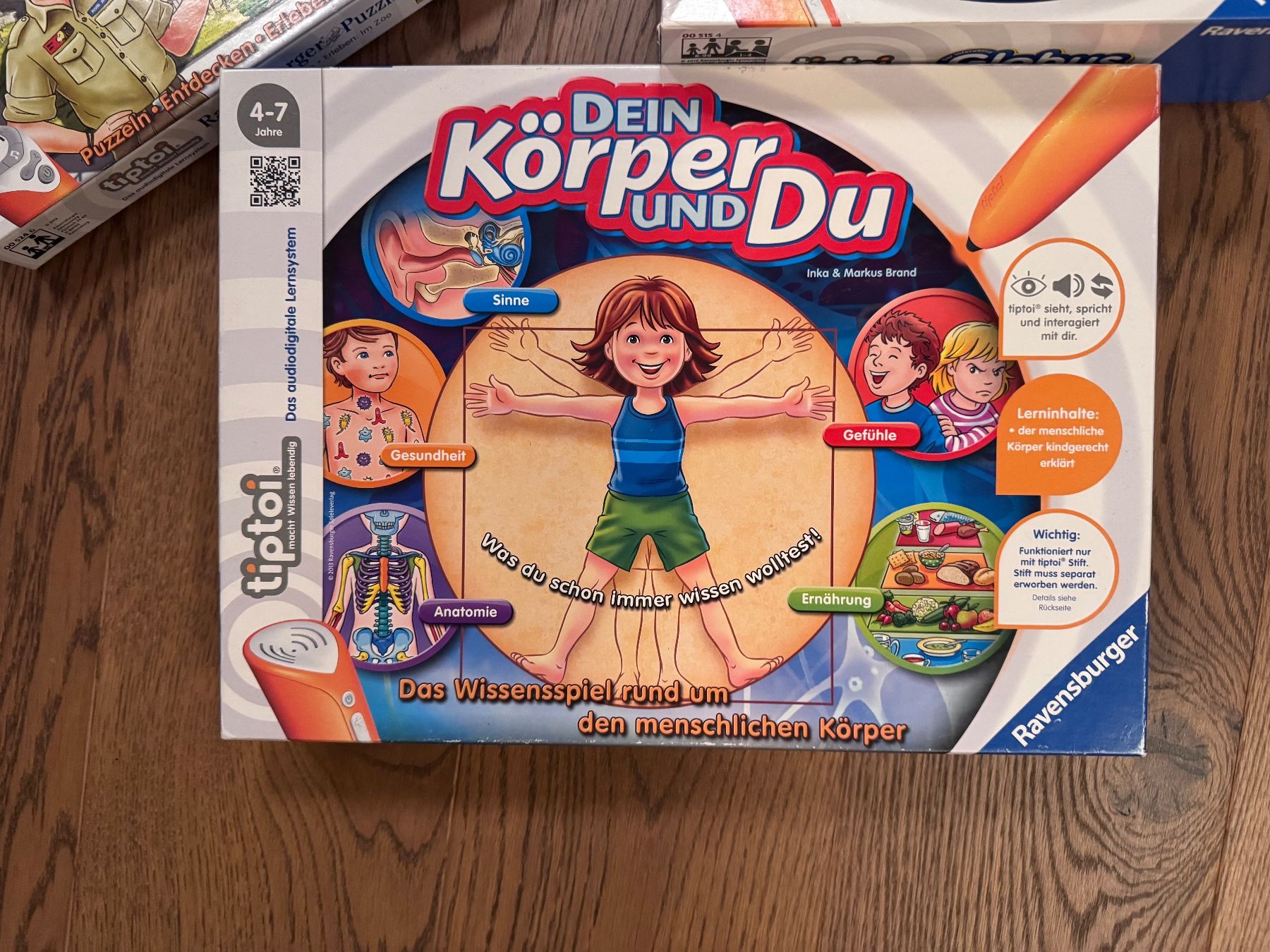 Tiptoi Giochi: Ravensburger Tiptoi Spiele, Puzzle, Globus, Körper-Set – Usato da Wolfhausen venduto da Christina07 1