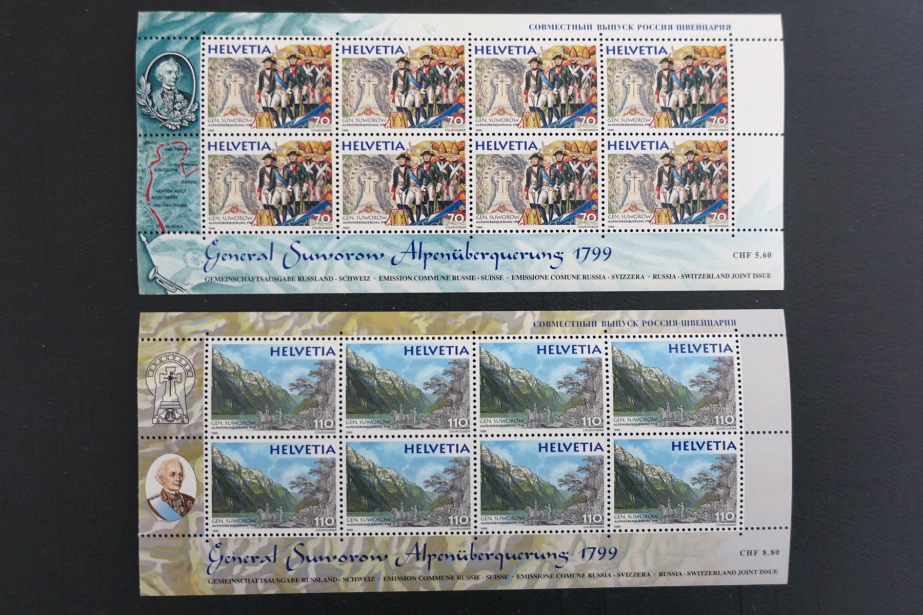Alle Briefmarken: Alpenüberquerung – Neu (gemäss Beschreibung) aus Cham von Spezialch
