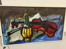 Gian Castiglioni Original Ölgemälde 1974 – Signiert