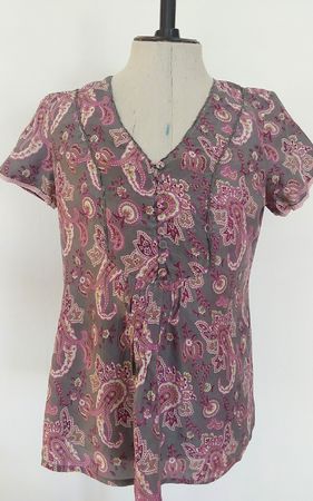 Bluse Tunika M Noanoa Seide