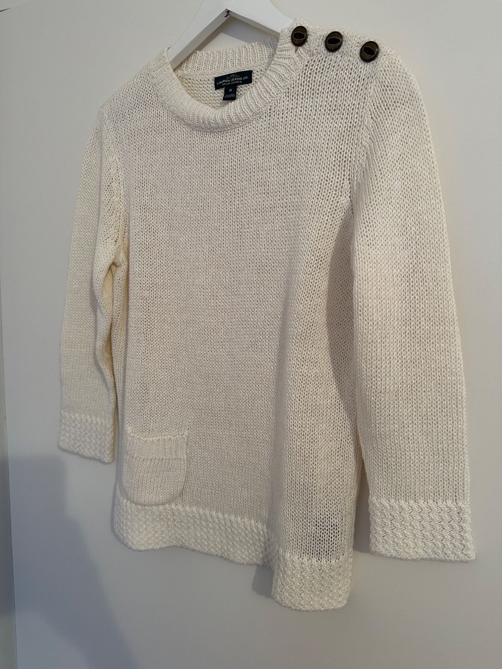 Ralph Lauren Maglioni & Felpe: RALPH LAUREN DAMEN PULLOVER-BEIGE-WIE NEU – Nuovo (secondo la descrizione) da Baar venduto da hasenfrau15 3