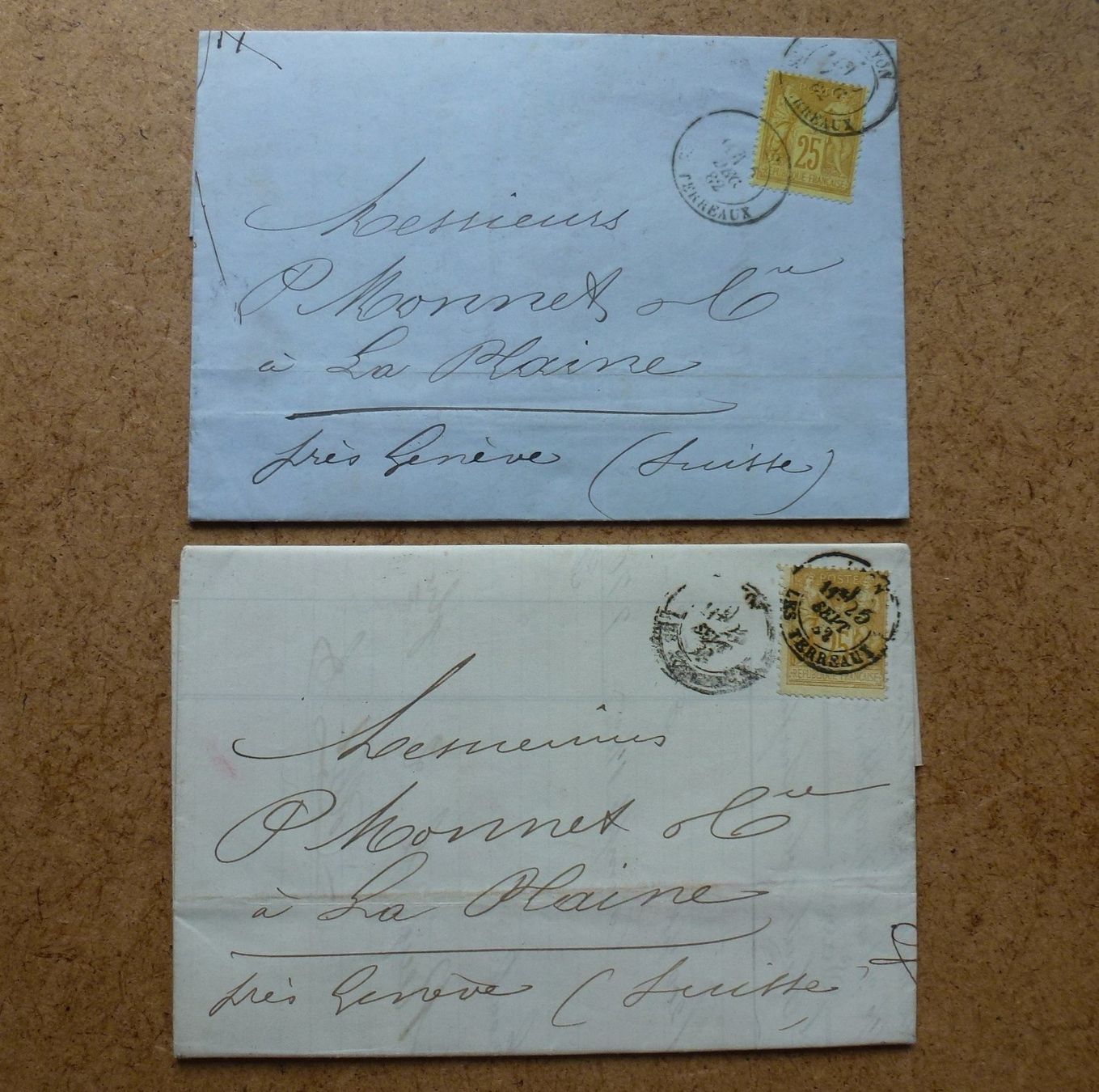 Alle Briefmarken: Frankreich ++ 6 alte Briefe ab 1881/1882 – Gebraucht aus Walkringen von Casablanca777 1