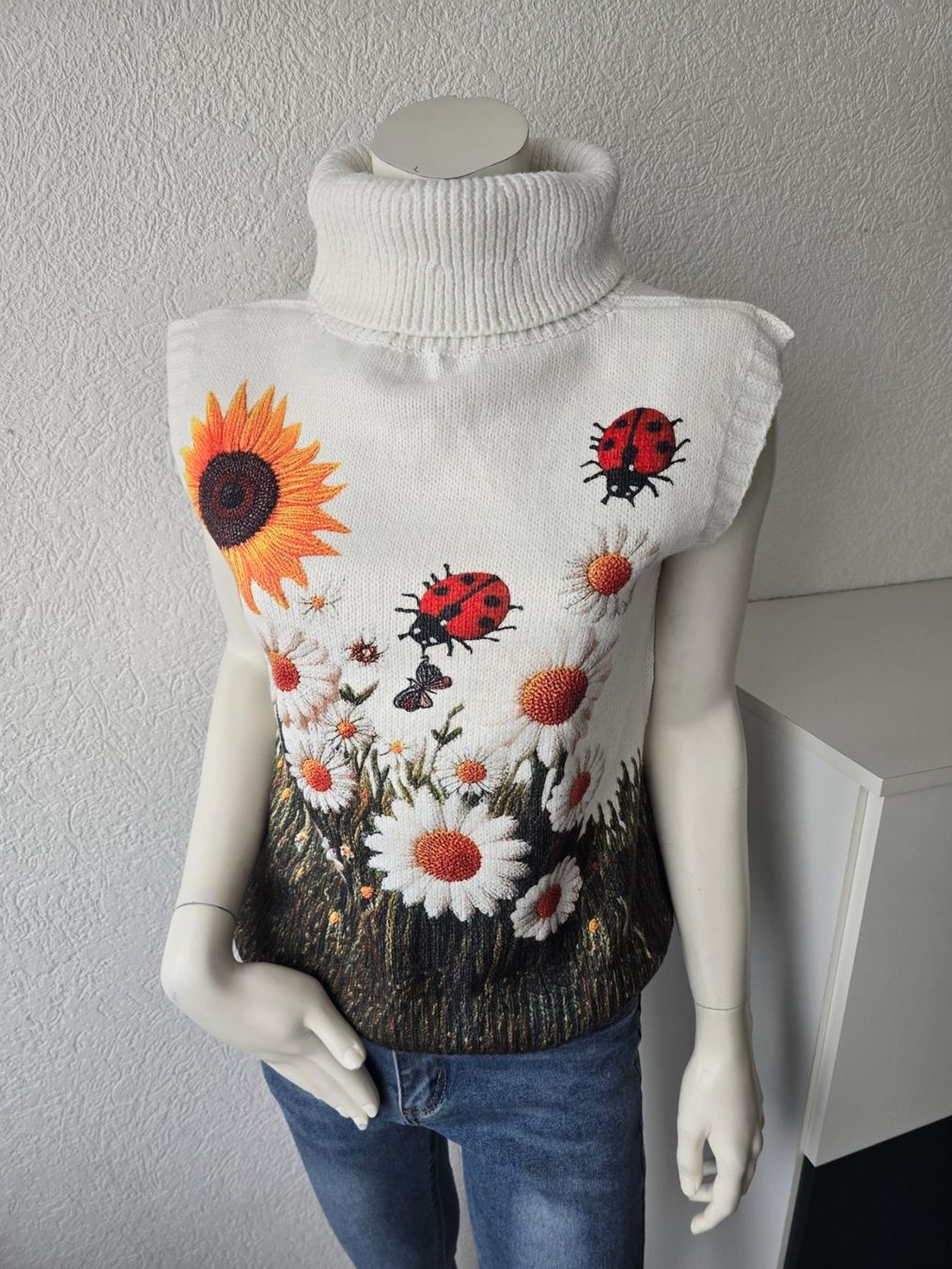 Tops: Pull sans màche col.roulé T-S – Neuf (Voir description) à Les Verrières par kitel79 1