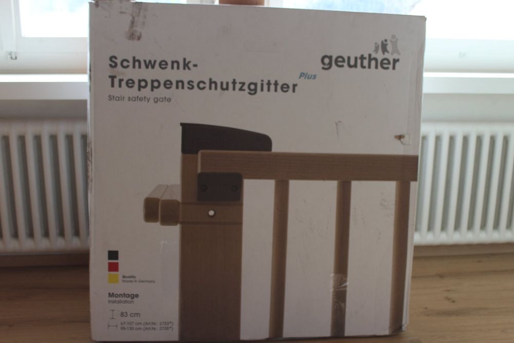 Schwenk-Treppenschutzgitter Plus von geuther