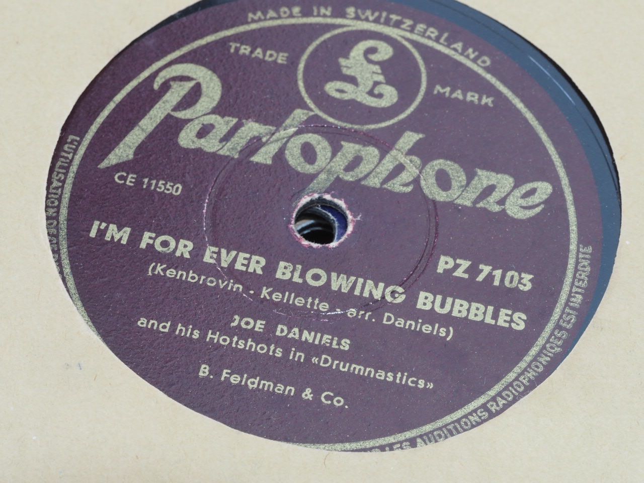 Vinyles: DISQUES 78 TOURS – D'occasion à Lausanne par Leag 3
