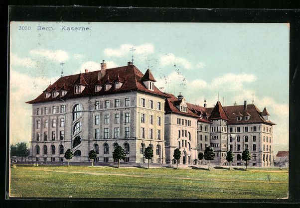 Cartoline postali: AK Bern, Blick auf die Kaserne – Usato da Berlin venduto da bartko-reher