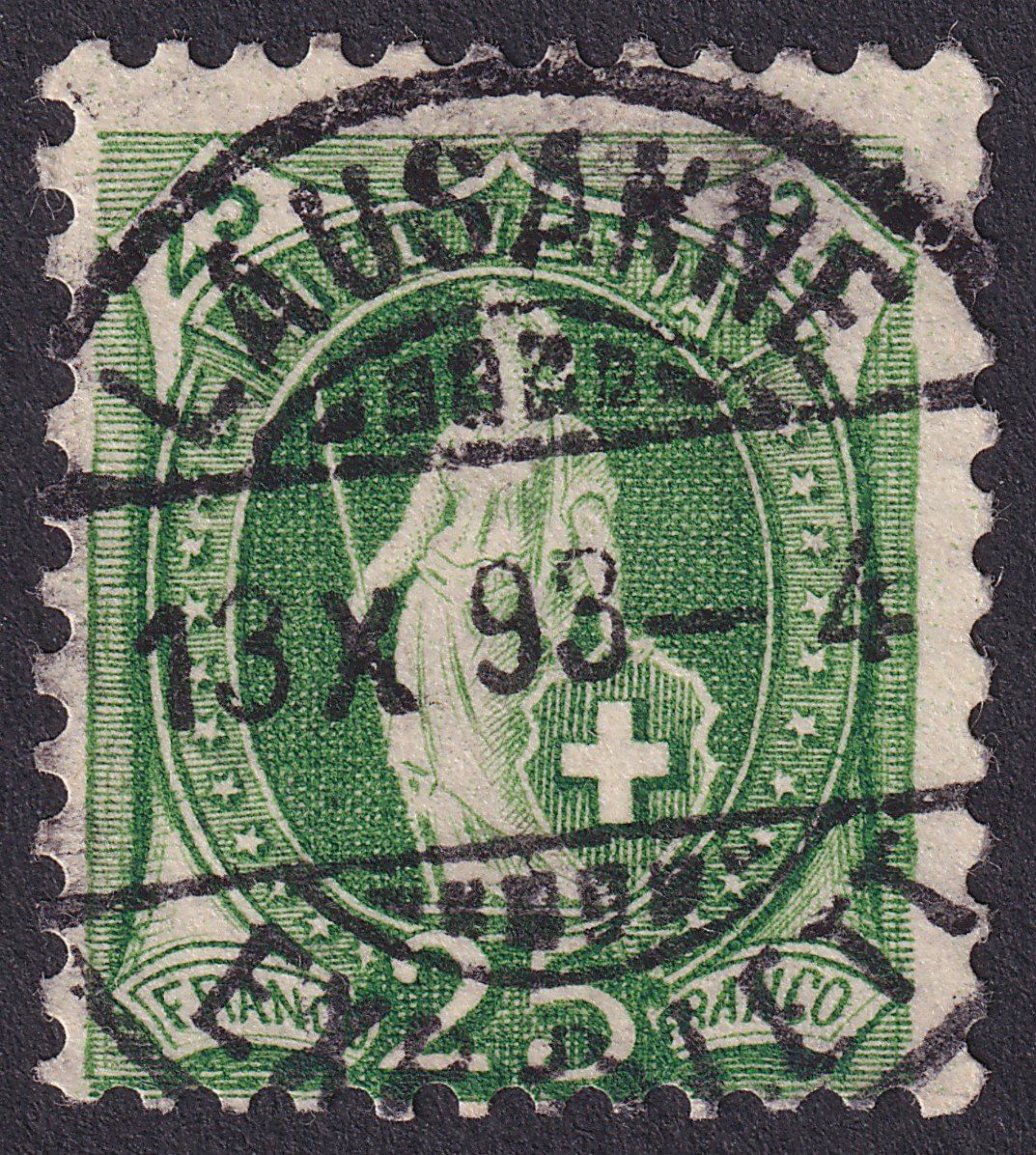 Tutti i francobolli: 67C mit Vollstempel LAUSANNE VD – Usato da Ebikon venduto da SilvioFreund