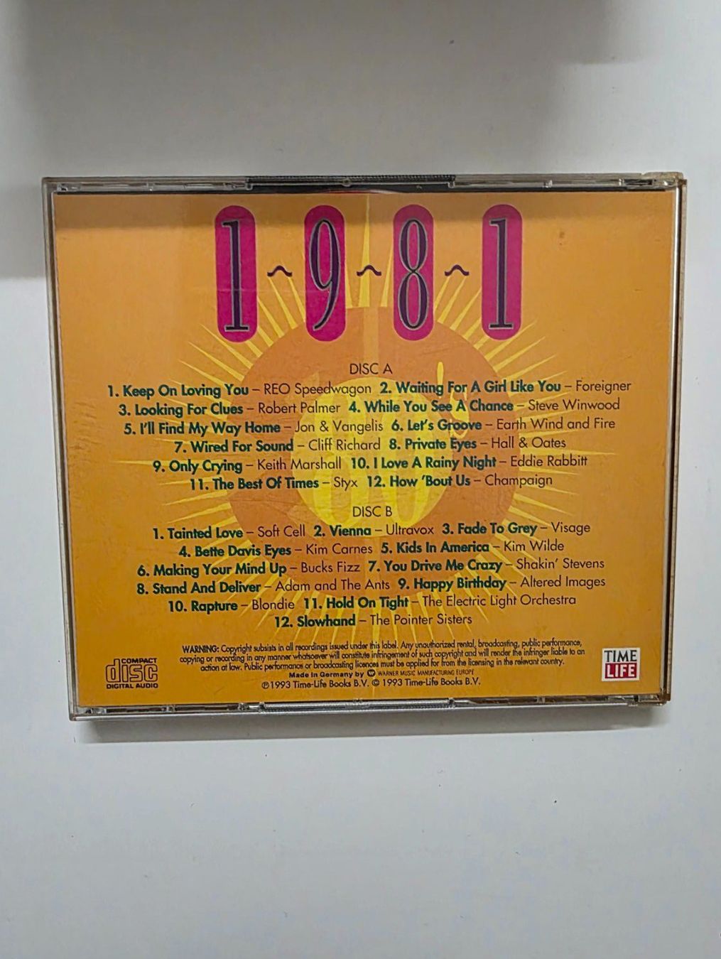 CD: 1981 - The 80's Collection - Time Life - 2 CDs – Usato da Bern venduto da KavIndustries 2