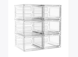 GONSER Aufbewahrungsbox 6er Set transparent (26070124PL)
