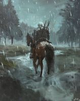Geralt of Rivia (The Witcher) Gemälde