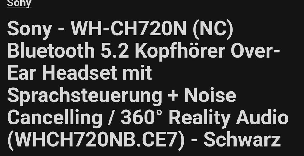 Sony Kopfhörer: Sony Kopfhörer – Gebraucht aus Wilen b. Wil von norina30 3