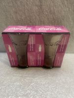Coca-Cola Glas-Set, limitierte Edition, neu, Sammlerstück