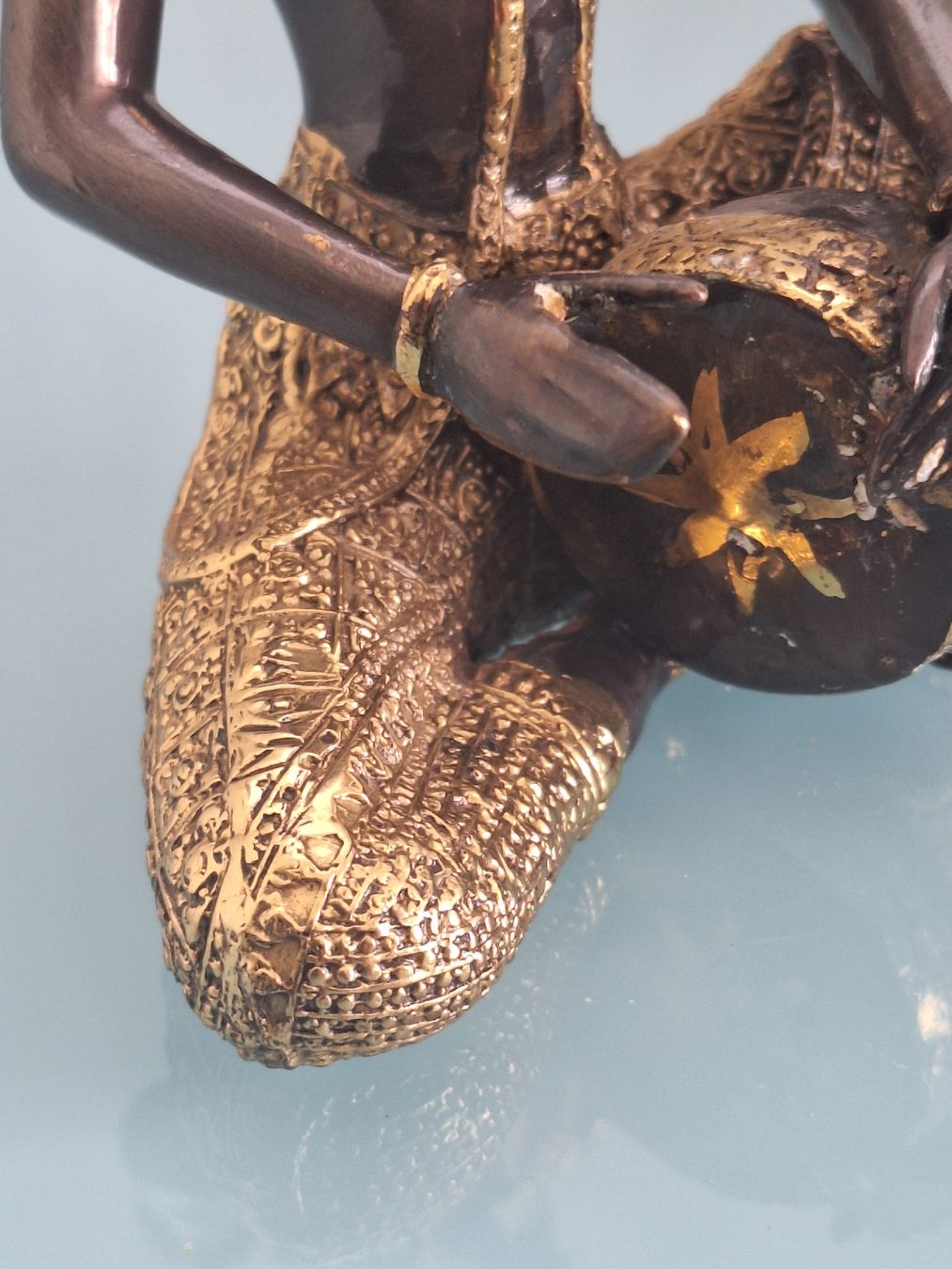 Sculture & Statue: Thai - Buddha Cast Brass ? Statue Unmarked Maker – Usato da Winterthur venduto da juszku 2