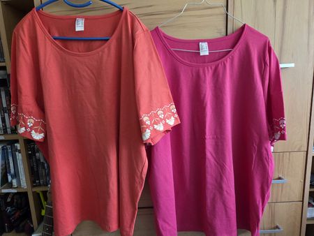 2 er Set Sommer T Shirts Baumwolle  Gr.48 Fabrikneu 