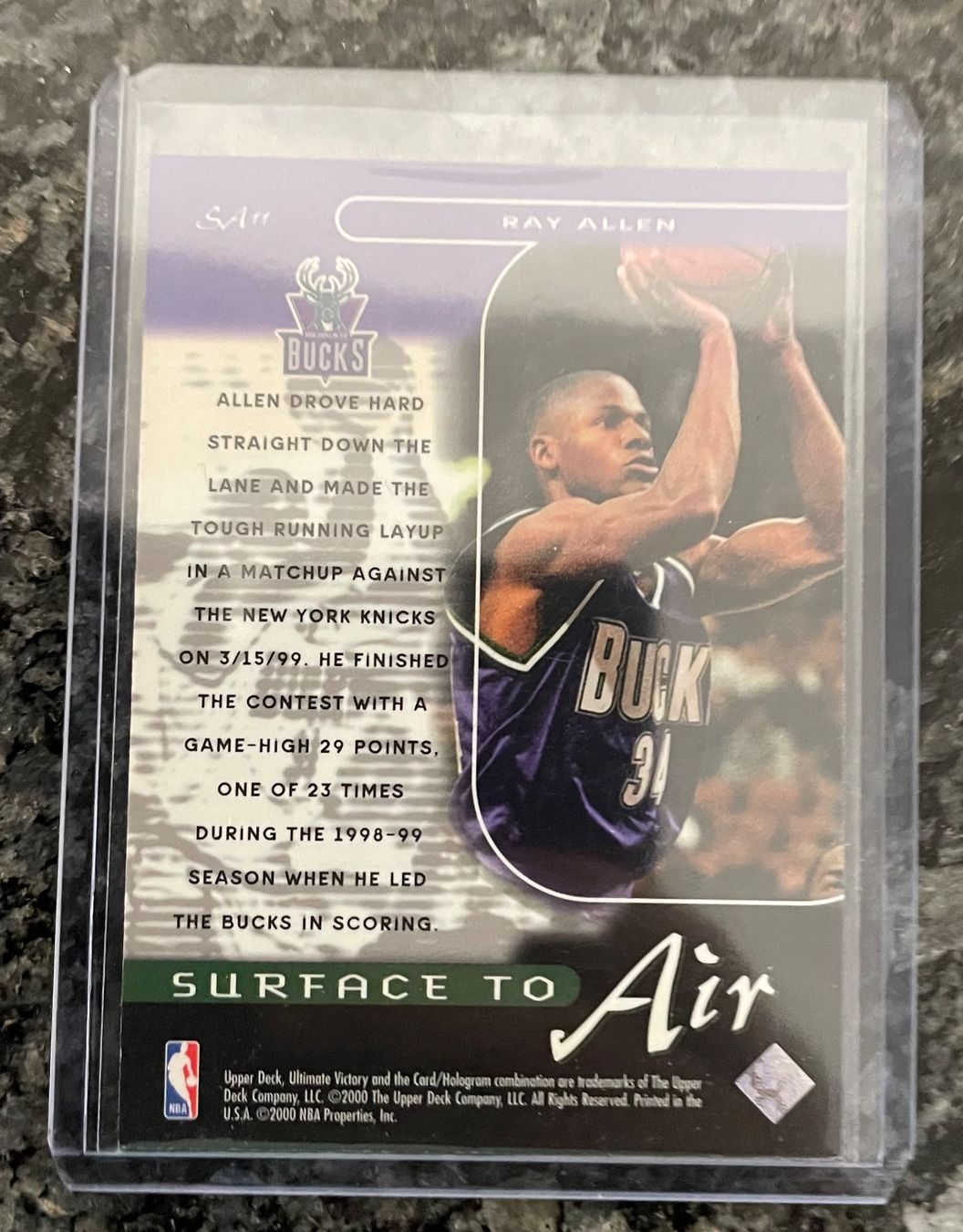 Nba Carte collezionabili: NBA Ray Allen Surface to Air Card – Nuovo (secondo la descrizione) da Muttenz venduto da joba23 1