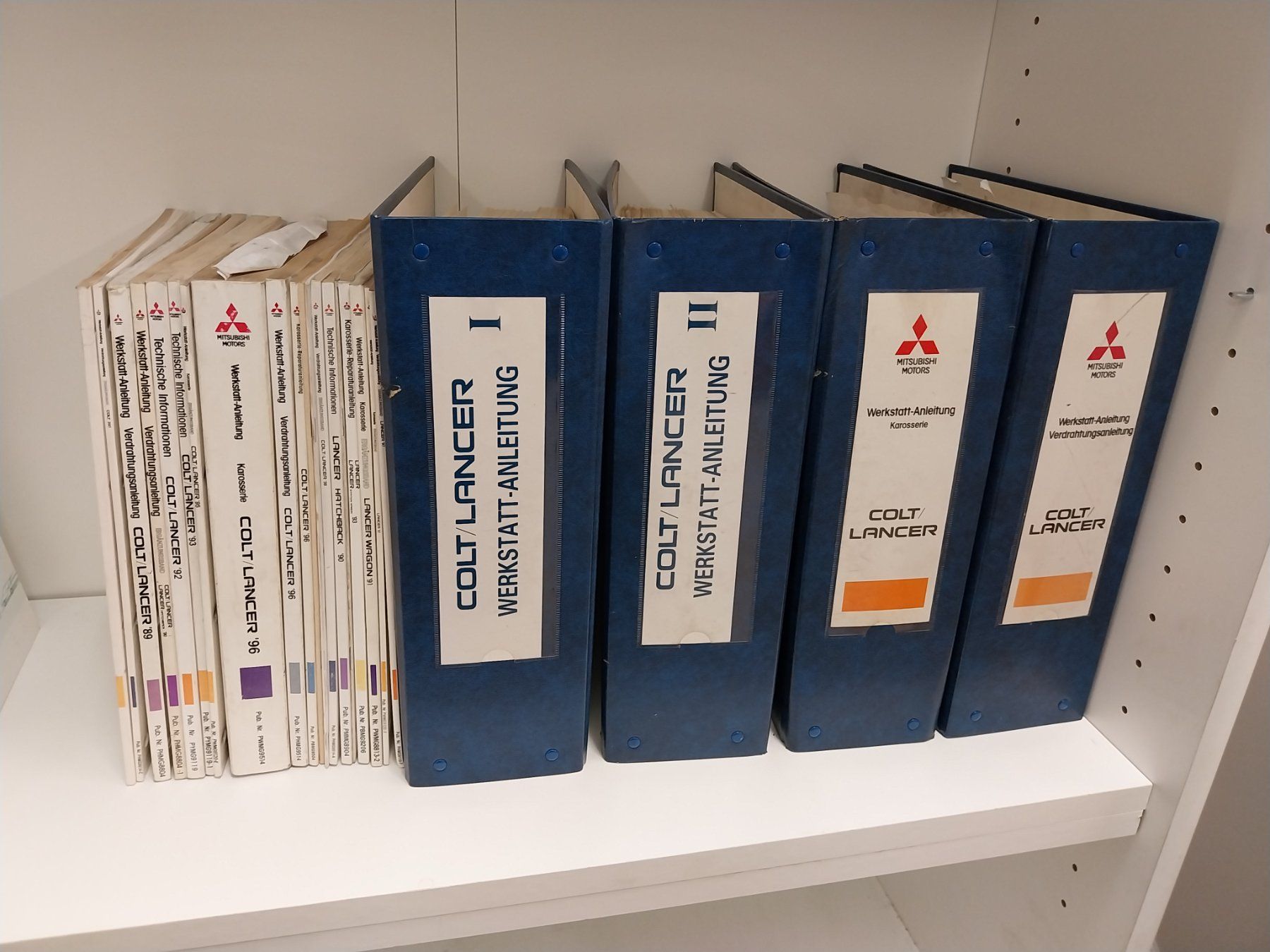 Mitsubishi Documenti: Mitsubishi Colt/Lancer Werkstatthandbücher – Usato da Weingarten-Kalth venduto da Bettelbruenneli