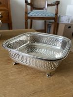 Versilberte Schale mit Fuss,