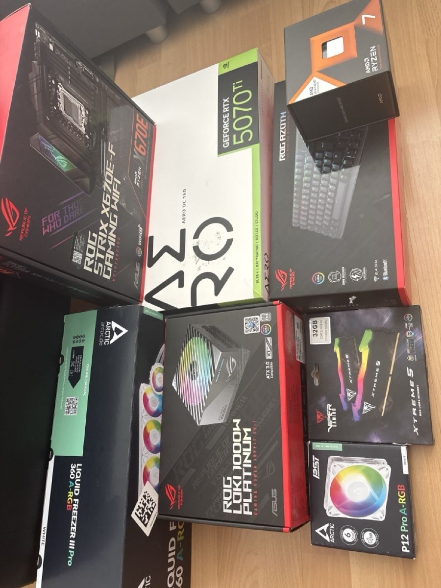 PCs: PC Teilebundle Asus ROG Nvidia RTX 5070Ti – Gebraucht aus Regensdorf von Hiran.SH 4