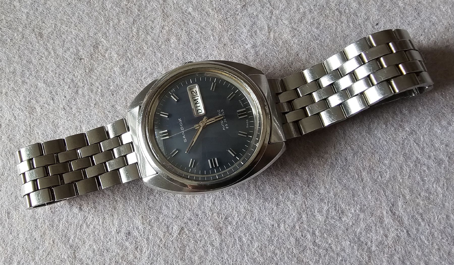 Sandoz Uhren: SANDOZ Automatic Swiss Made Elegante Herrenuhr – Gebraucht aus Speicher von Swisswtch 4