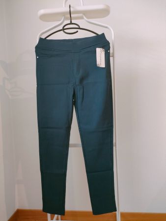 Wunderschöne Stretch-Strick-Jeggings für Damen blau